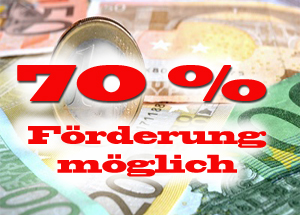 70% Förderung dank Bildungsscheck